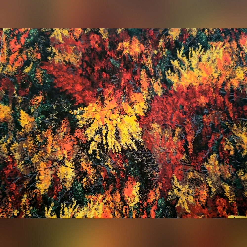 2006 Autumn Mystique Fabric By RJR Fabrics, Approx 102" x 44", New